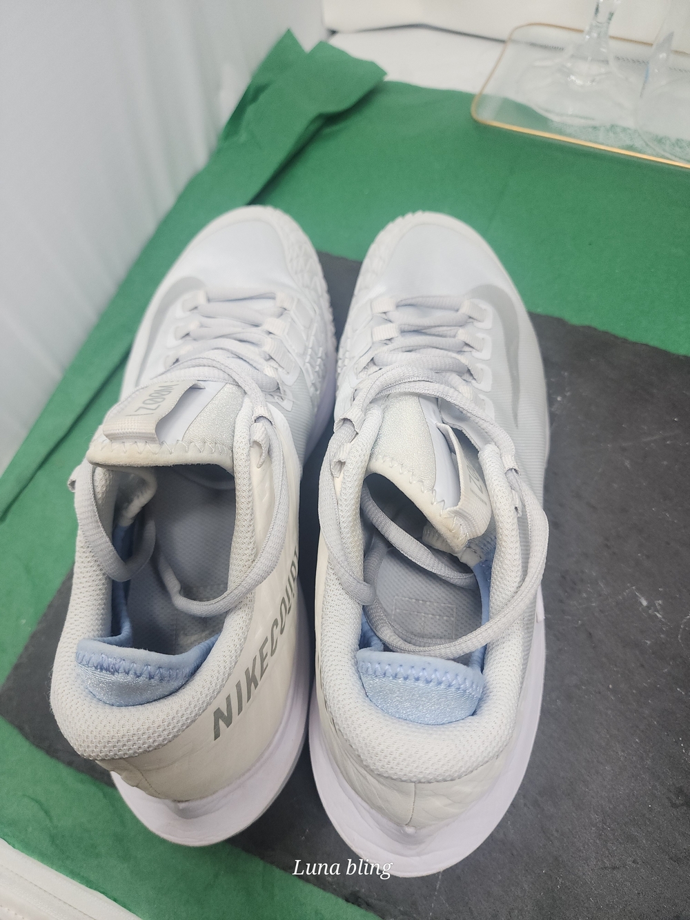 Light Gray Athletic Sneakers - ZOOM Style - Picture 2 of 5